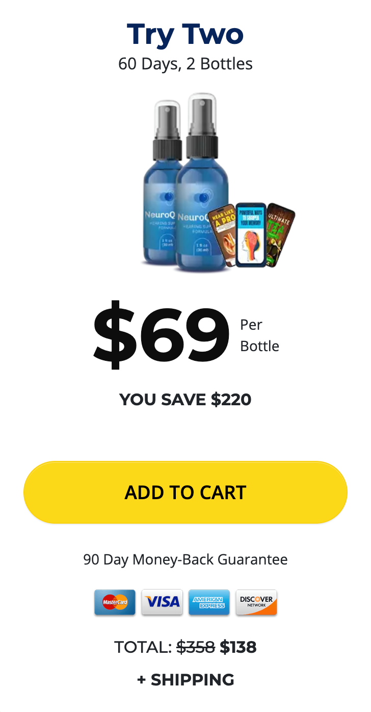 Bio Melt Pro NeuroQuiet Buy 2 Bottle